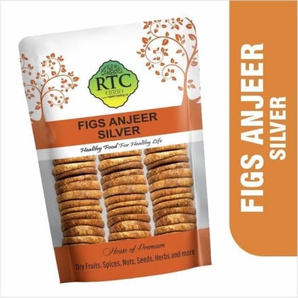 RTC FOODS | RTC Afghani Anjeer Silver MC | Afghani Figs | Healthy Snacking | Great Source of Iron | Rich with Fibre & Calcium | Helps in Weight Management