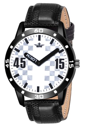 White Professional Look Analog Watch for Men LR58