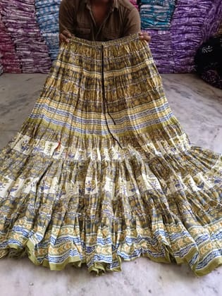 Full Flair 7 Meter Cotton Skirts