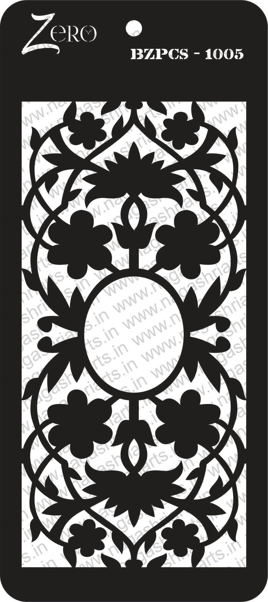 Brand Zero Pratibimb Craft Stencil - Code: BZPCS-1005