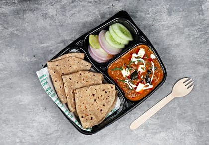 Paneer Chettinad Roti Meal - High Protein