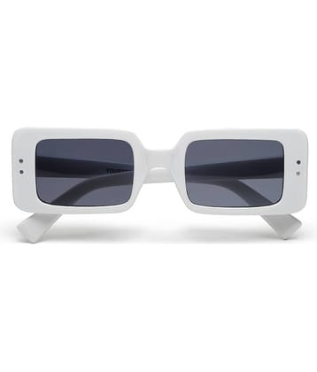 YourSpex - White Rectangular Sunglasses ( Pack of 1 )