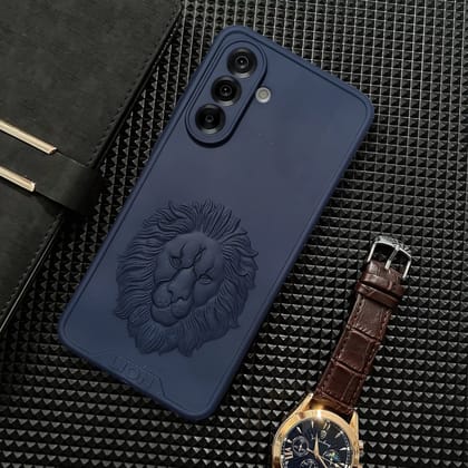 Blue Royal King Silicone Case for Samsung A56
