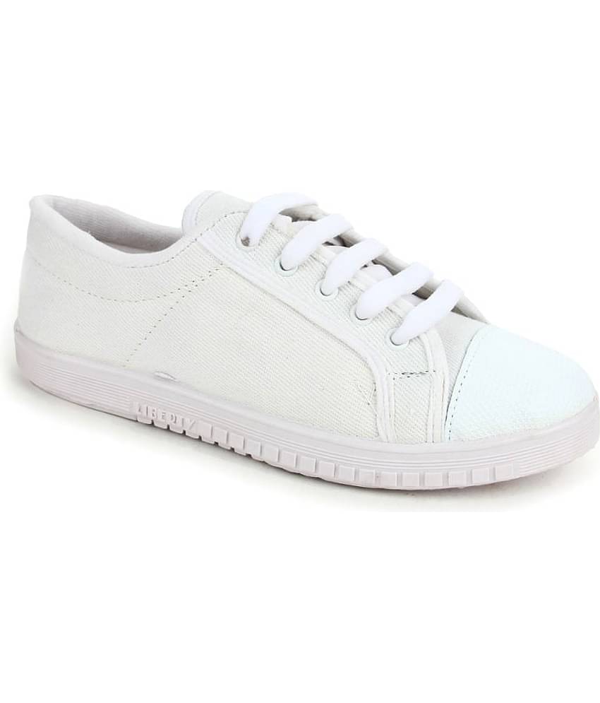 Liberty - White Boy's School Shoes ( )
