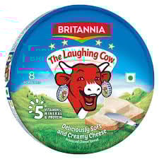 BRITANNIA THE LAUGHING COW CHEESE ROUND 120GM