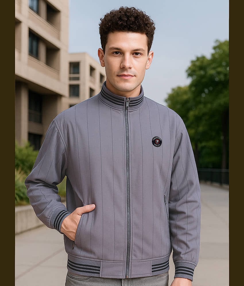 Promount Polyester Men's Casual Jacket - Navy ( Pack of 1 )