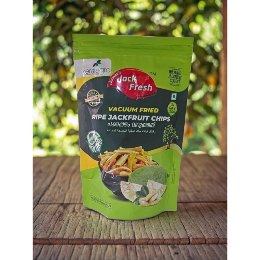 Vacuum Fried Ripe Jackfruit Chips - 100 gm - 100 gm - Packet of Jackfruit Chips