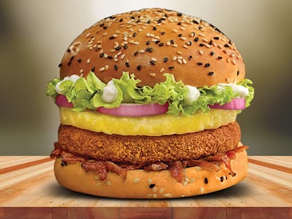 Island Chicken Club Burger