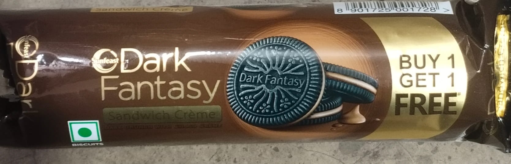 Sunfeast dark fantasy sandwich creme 1+1 free 