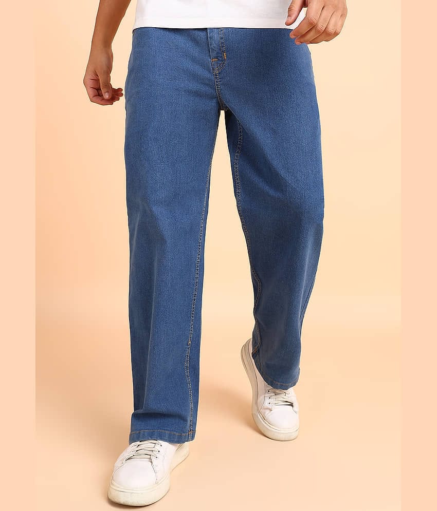 Montrez Straight Basic Men's Jeans - Blue ( Pack of 1 )