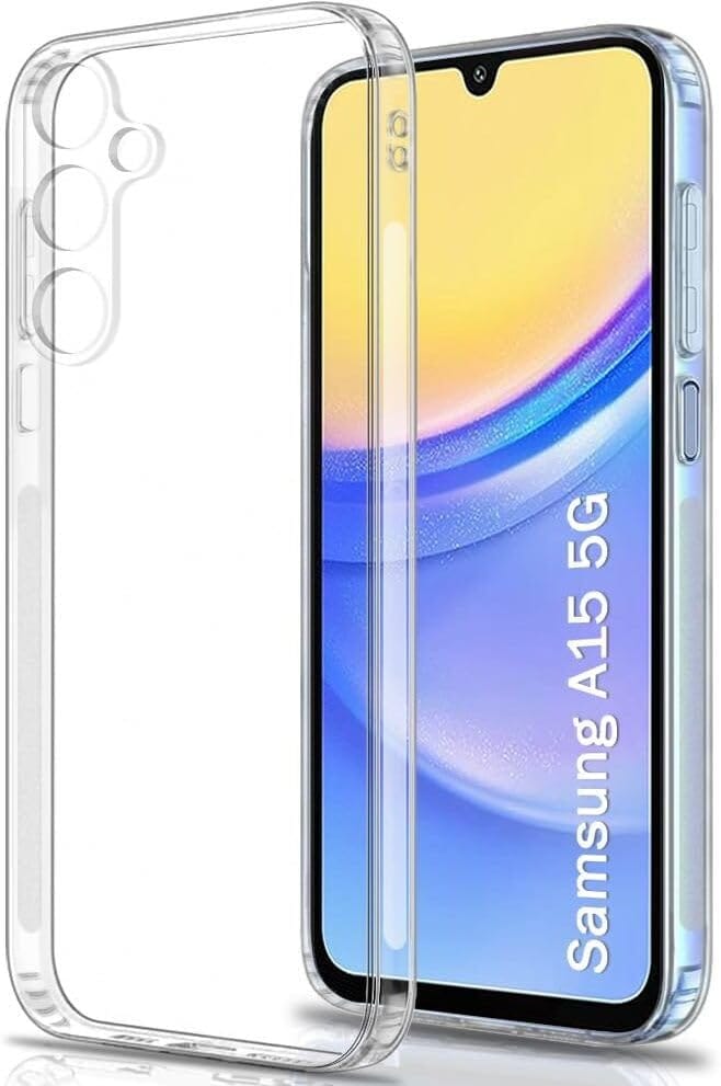 PLUGTECH TPU Ultra Hybrid Clear Camera Protection Back Cover Case for Samsung Galaxy A15,Samsung Galaxy A15 5G