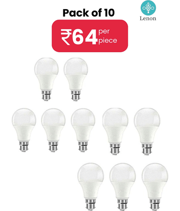 Lenon - 7W Cool Day Light LED Bulb ( pack of 10 )