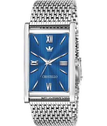 Crestello - Silver Metal Analog Men's Watch
