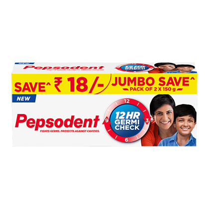 Pepsodent Toothpaste - Germi Check, 150 g (Pack of 2)