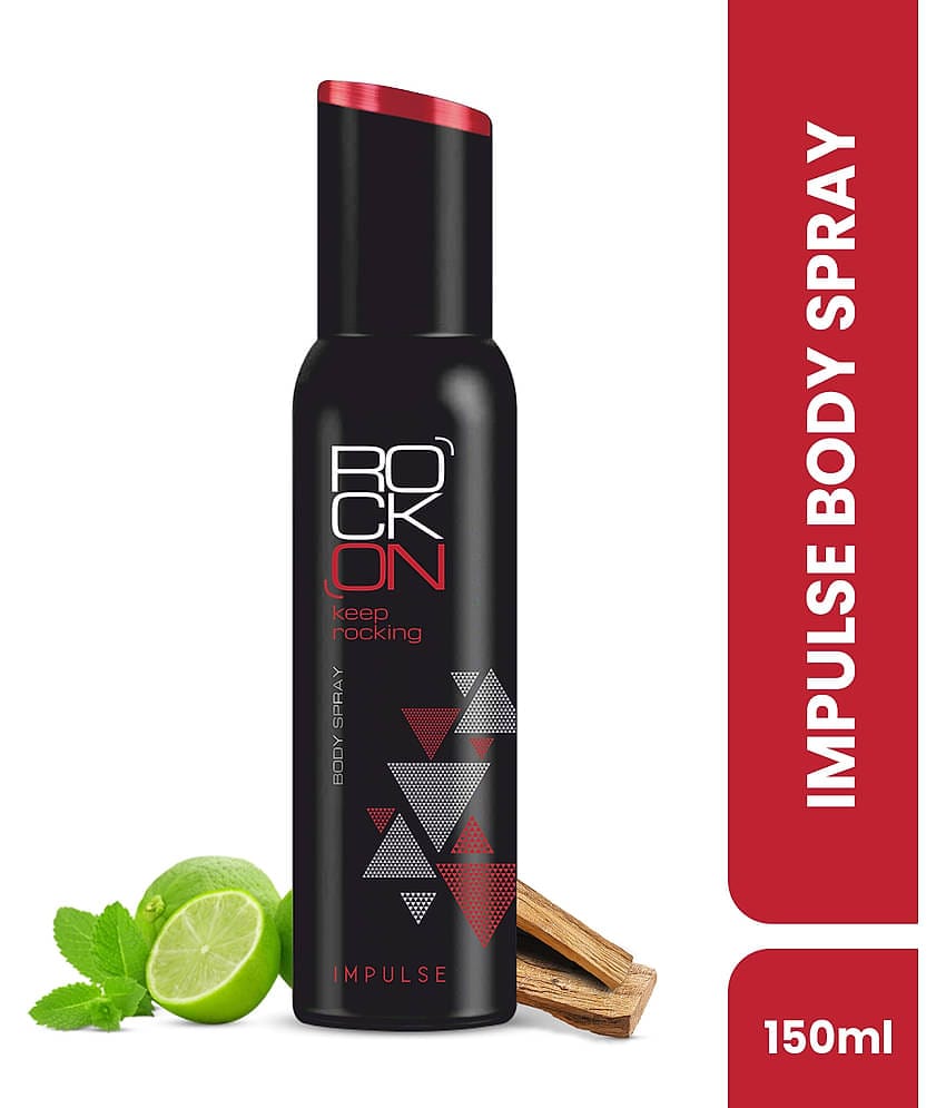 ROCK ON Impulse Deodorant Body Spray with Long Lasting For Men & Women 150 ml ( Pack of 1 )