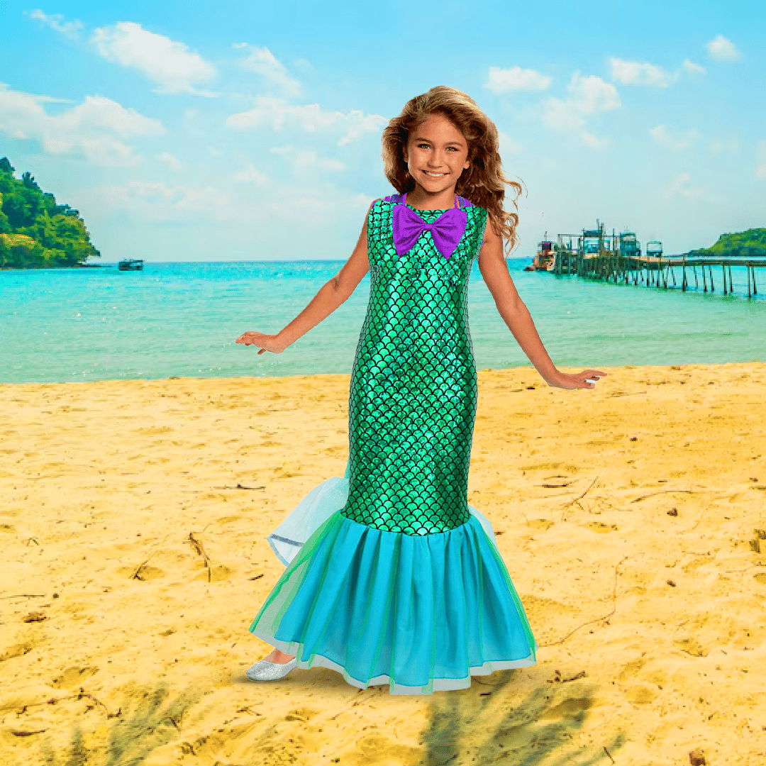 Mermaid Costume for Kids Age Size S