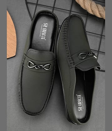Sir Corbett Olive Men's Slip on