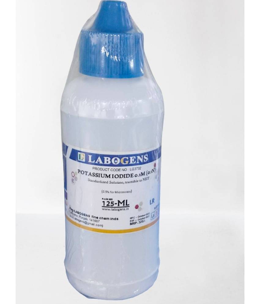 POTA/SSIUM IO-DIDE 0.1M (0.1N)Standardized Solution, traceable to NI 125MLST