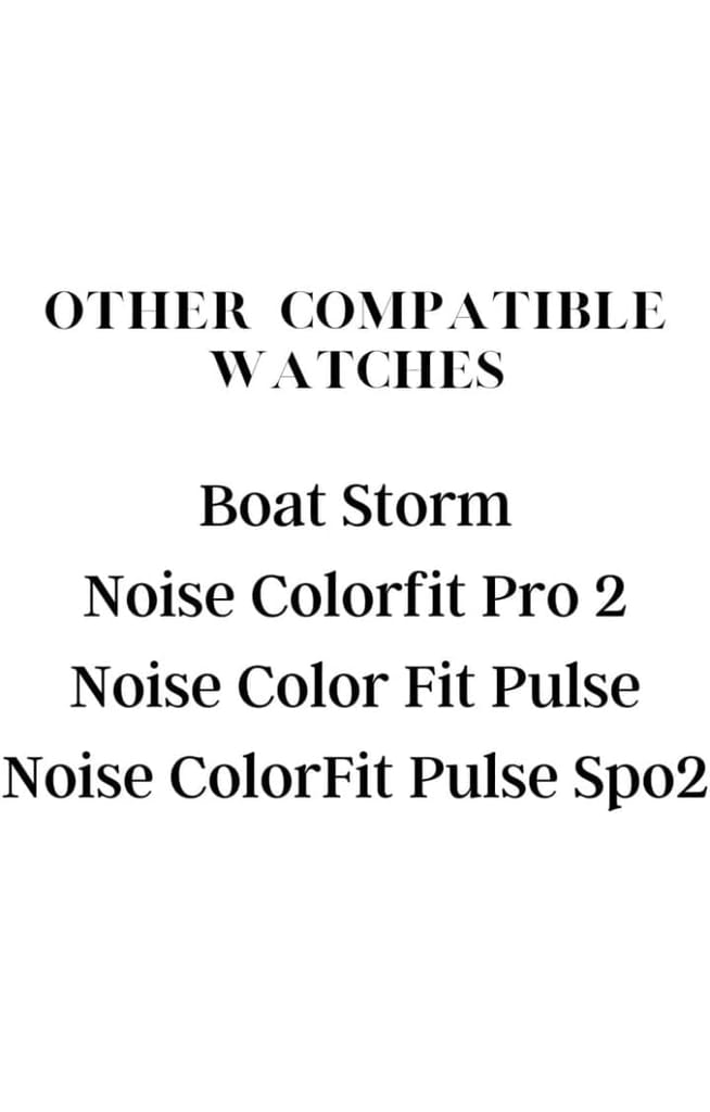 Exelent 19mm Smart Watch Strap Belt with Compatible with Noise Colorfit Pro 2, Boat Storm Smart Watch & Watches with 19mm Lugs (Sillicone Black)