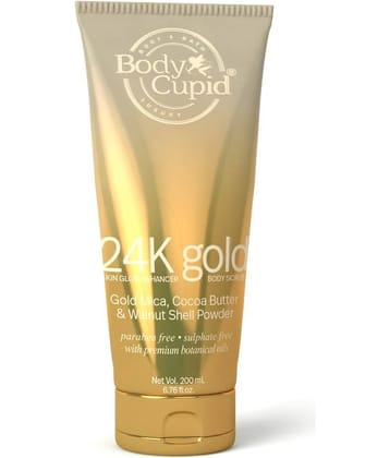 Body Cupid 24 k Gold Body Scrub Cream 200 ml