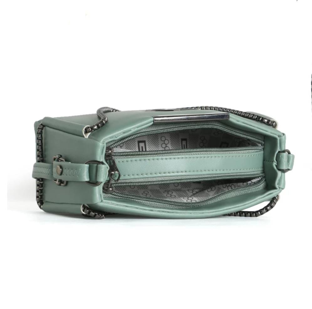 Luxury Chic Quilted Handbag – Elegant Chain Strap & Iconic Double Ring Accent