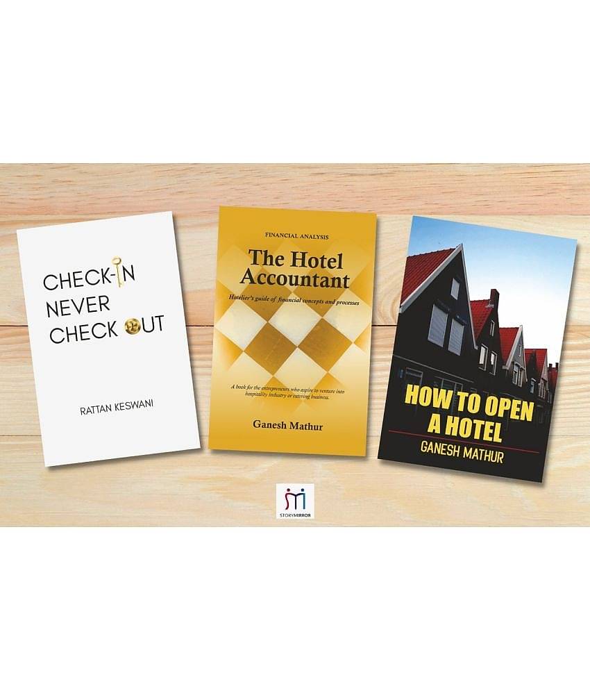 3 Book Combo On Financial Analysis, Entrepreneurship, & Hotel Industry Dream