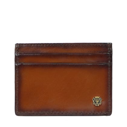 Tan Card Holder (Horizontal & Vertical Card Slots)-FS