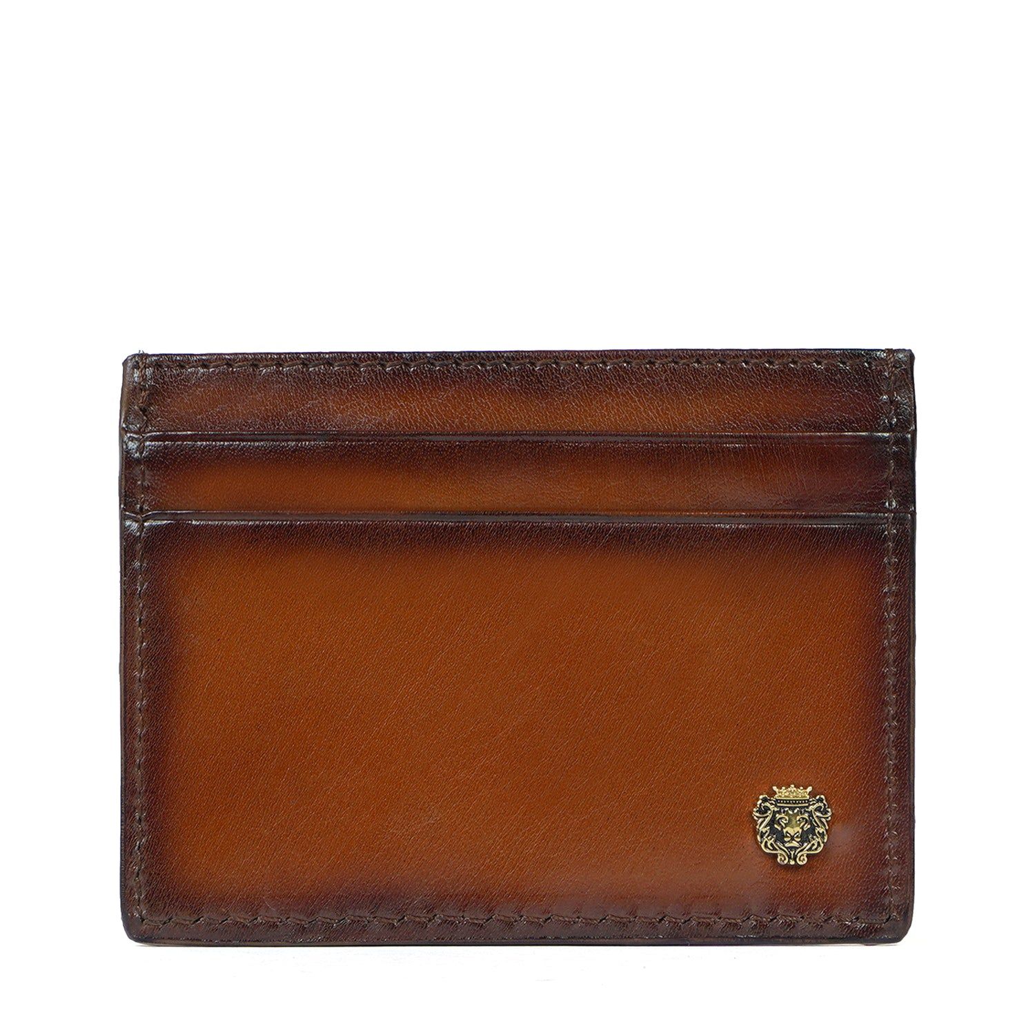 Tan Card Holder (Horizontal & Vertical Card Slots)-FS