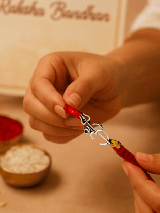 Auspicious Trishul Om Moli Rakhi