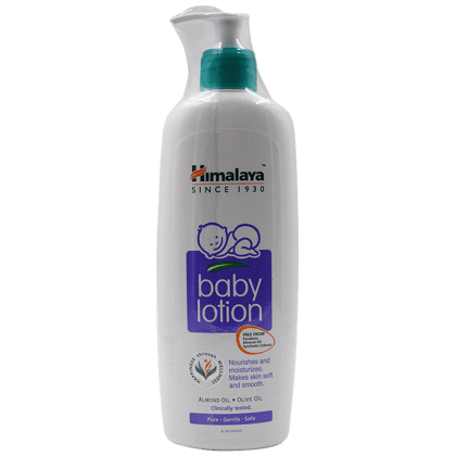Himalaya Baby Lotion - With Almond Oil & Olive Oil, Paraben Free, 400 Ml