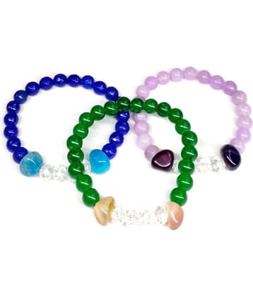 DAIVYA WELLNESS - Multicolor Bracelet ( Pack of 3 )