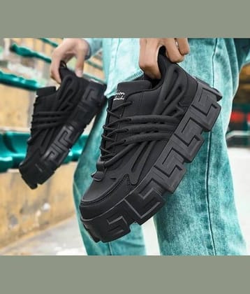 Xtoon Black Men's Outdoor Shoes