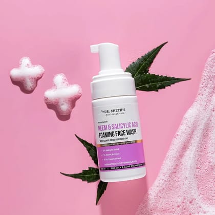 Neem & Salicylic Acid Foaming Face Wash - 100ml