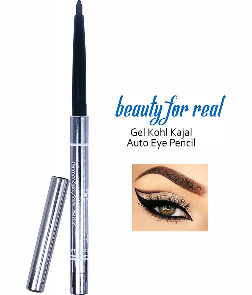 Colors Queen Beauty For Real Long Lasting and Waterproof Kajal 7g, Black (Pack of 1)