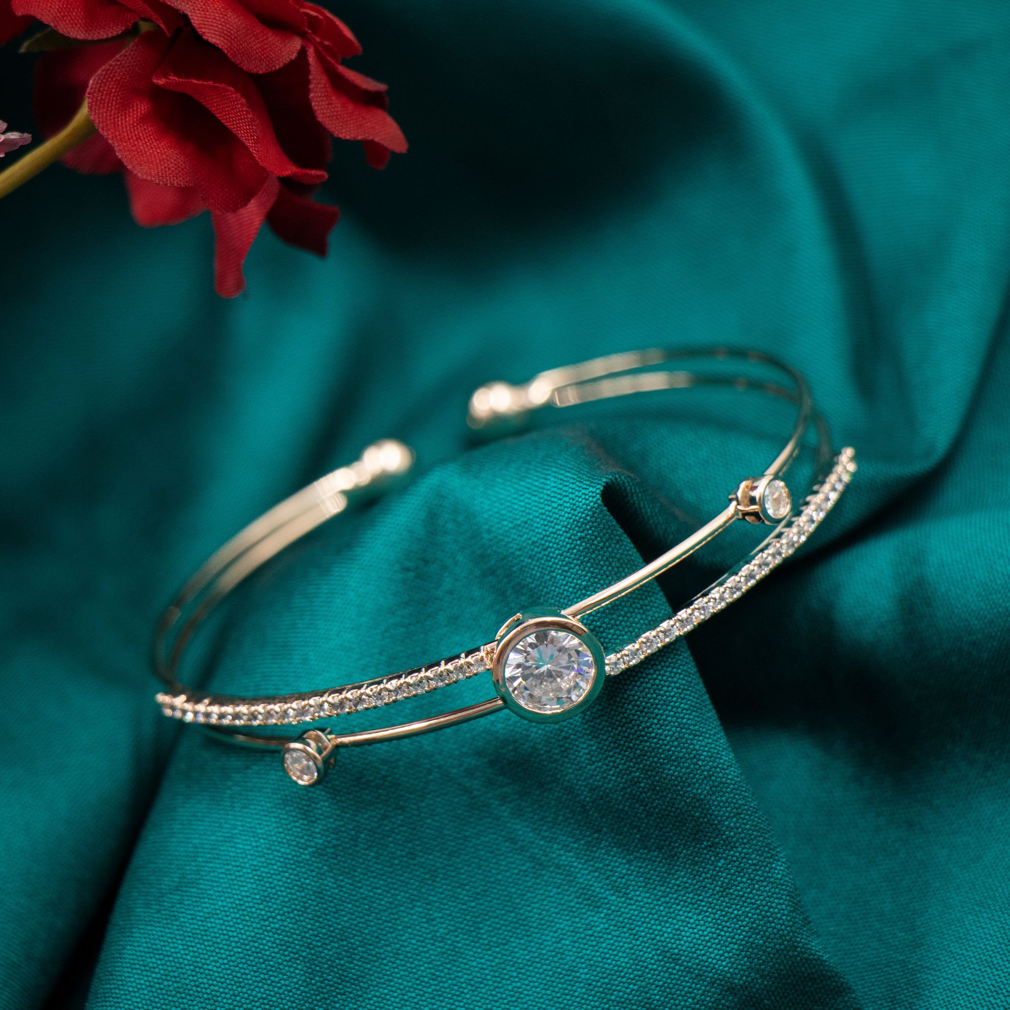 Rosegold Orion's Belt bracelet