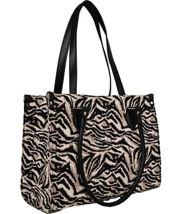 ENSAC Shoulder Bag Cotton Set of 1 ( Black )