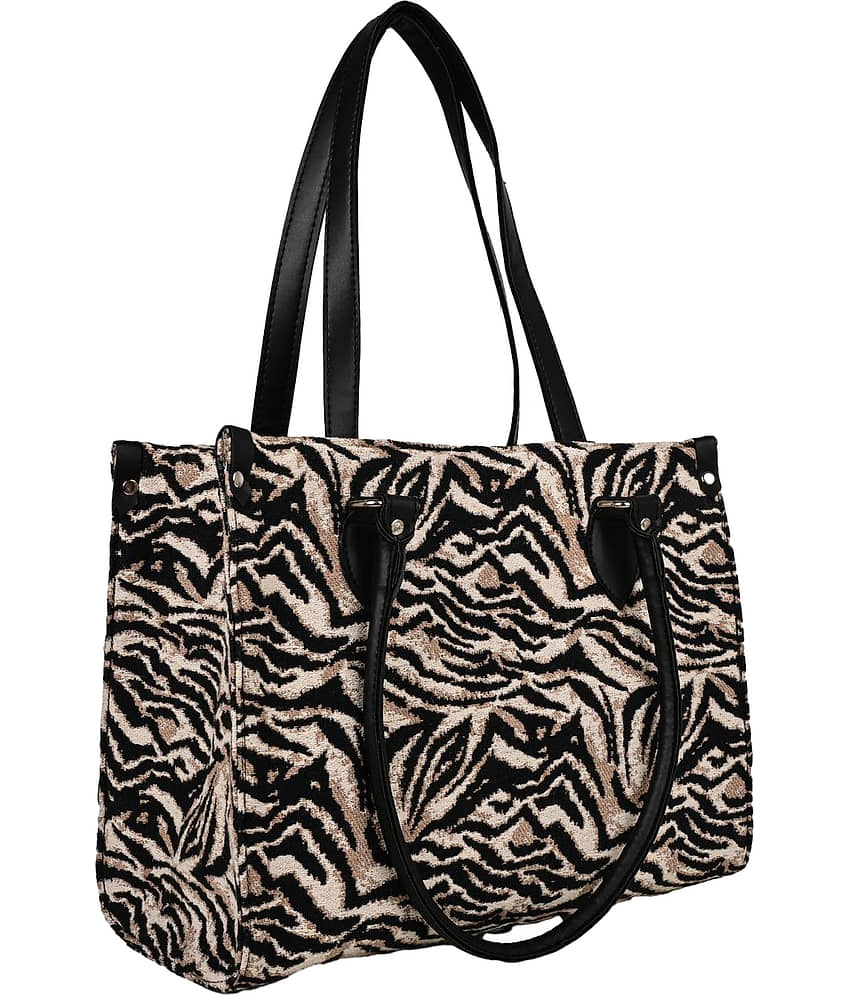 ENSAC Shoulder Bag Cotton Set of 1 ( Black )