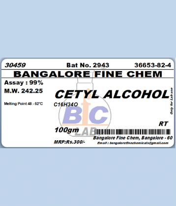 CETYL ALCOHOL - 100gm