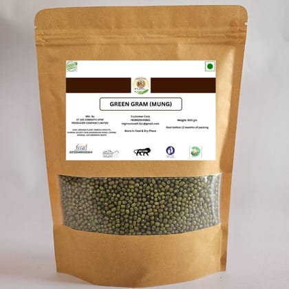 Green Gram (Mung) - 500 gm - 500 gm - One pack of green gram