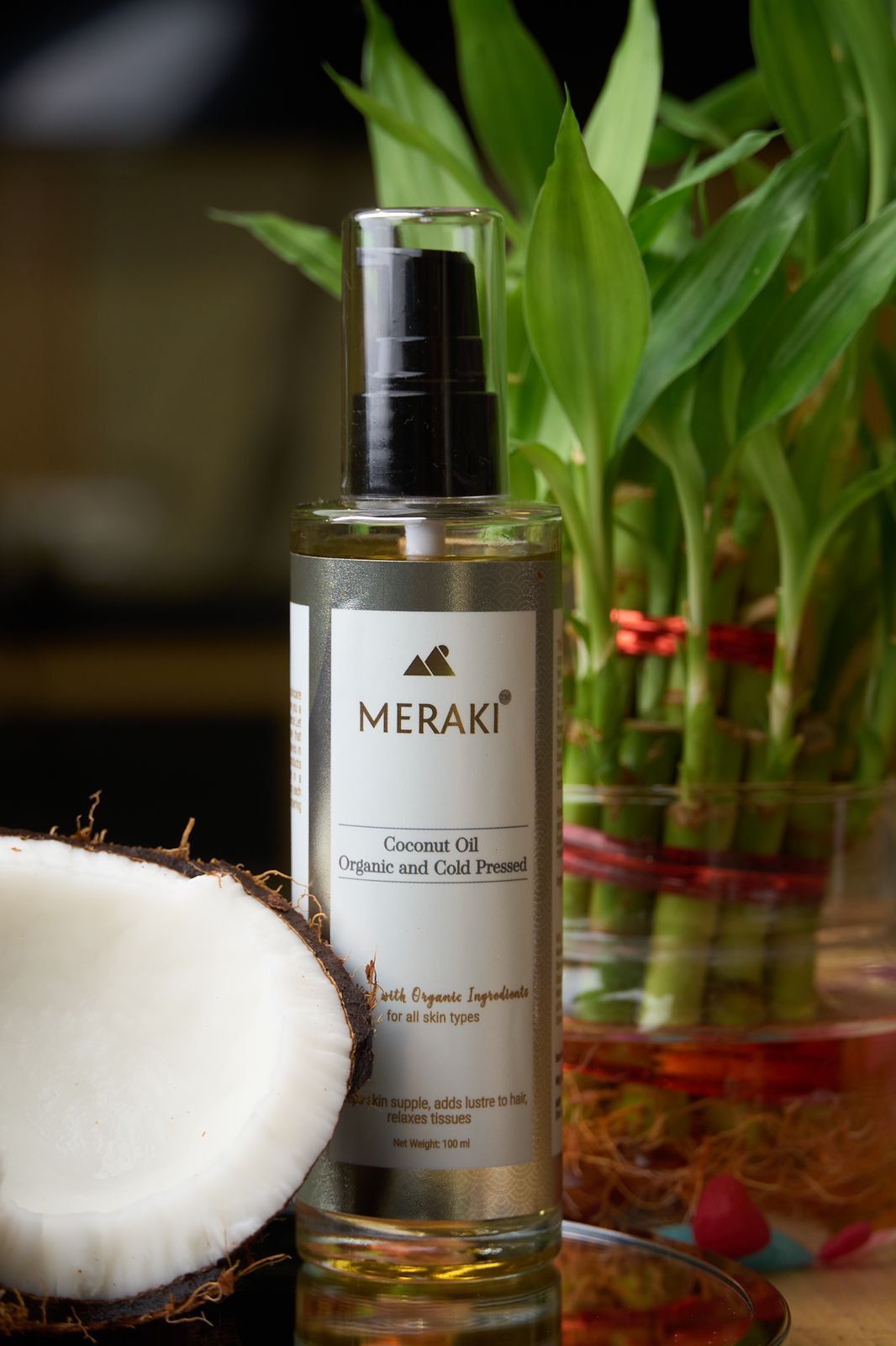 Meraki Beauty Coconut Oil Organic and Cold Pressed, 100 ml