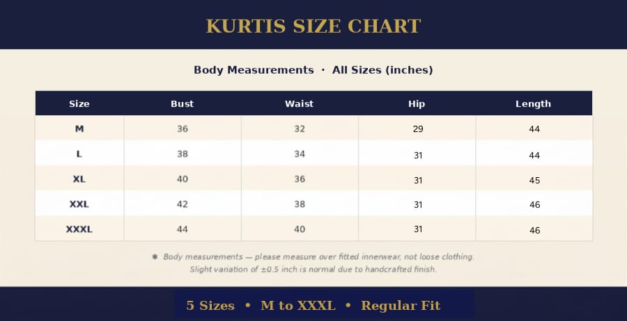 Size Guide Size Guide