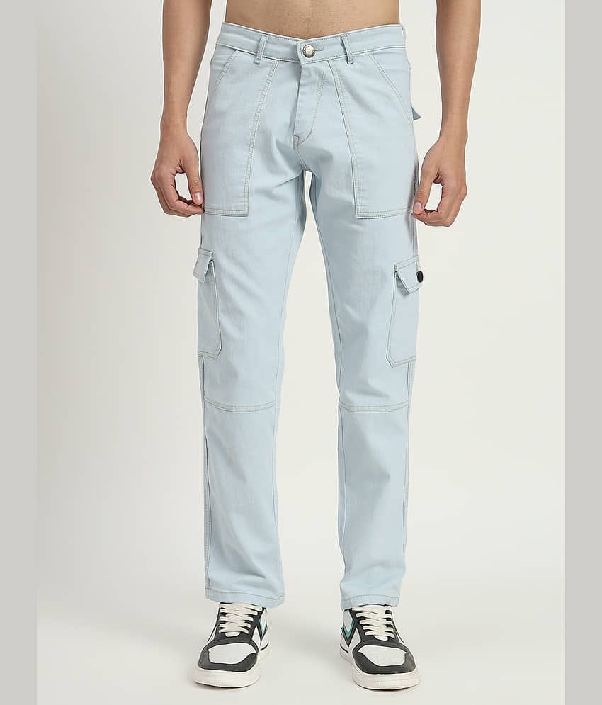 RAGZO Regular Fit Basic Men's Jeans - Light Blue ( Pack of 1 )