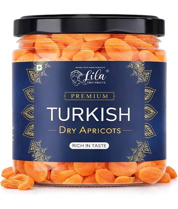 LILA DRY FRUITS Turkish Apricots 250 Grams | Naturally Dried Apricot Khubani Soft & Delicious Khurmani | Ideal for Cooking, Baking and Snacking |