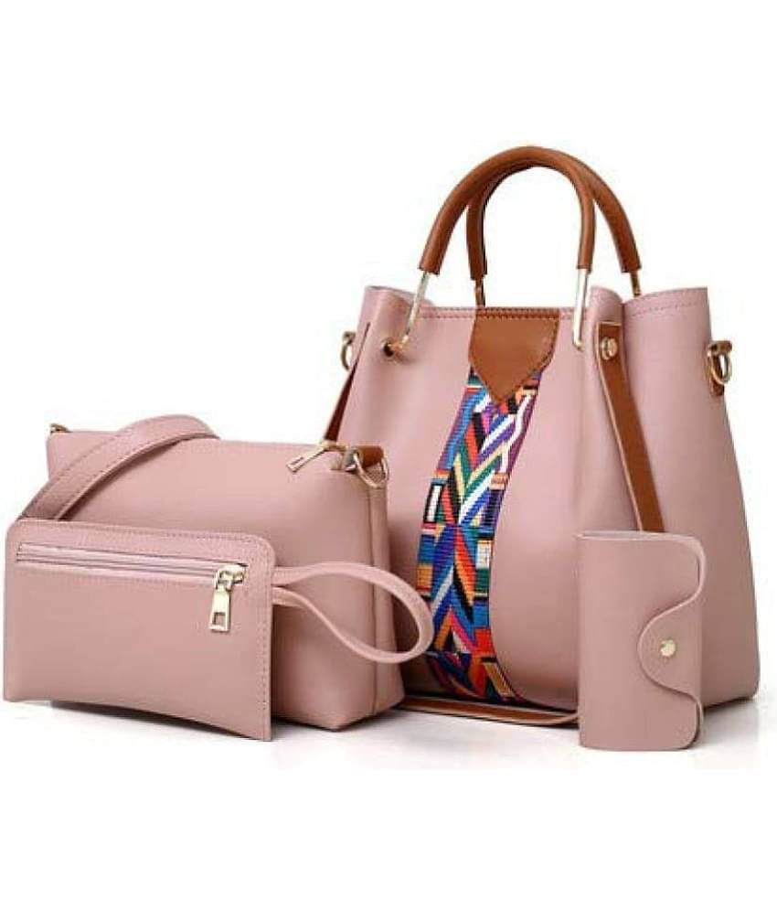 Fargo Baby Pink Faux Leather Handheld