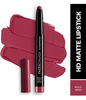 FACES CANADA Ultime Pro HD Intense Matte Lipstick + Primer - Tea Rose, 1.4g