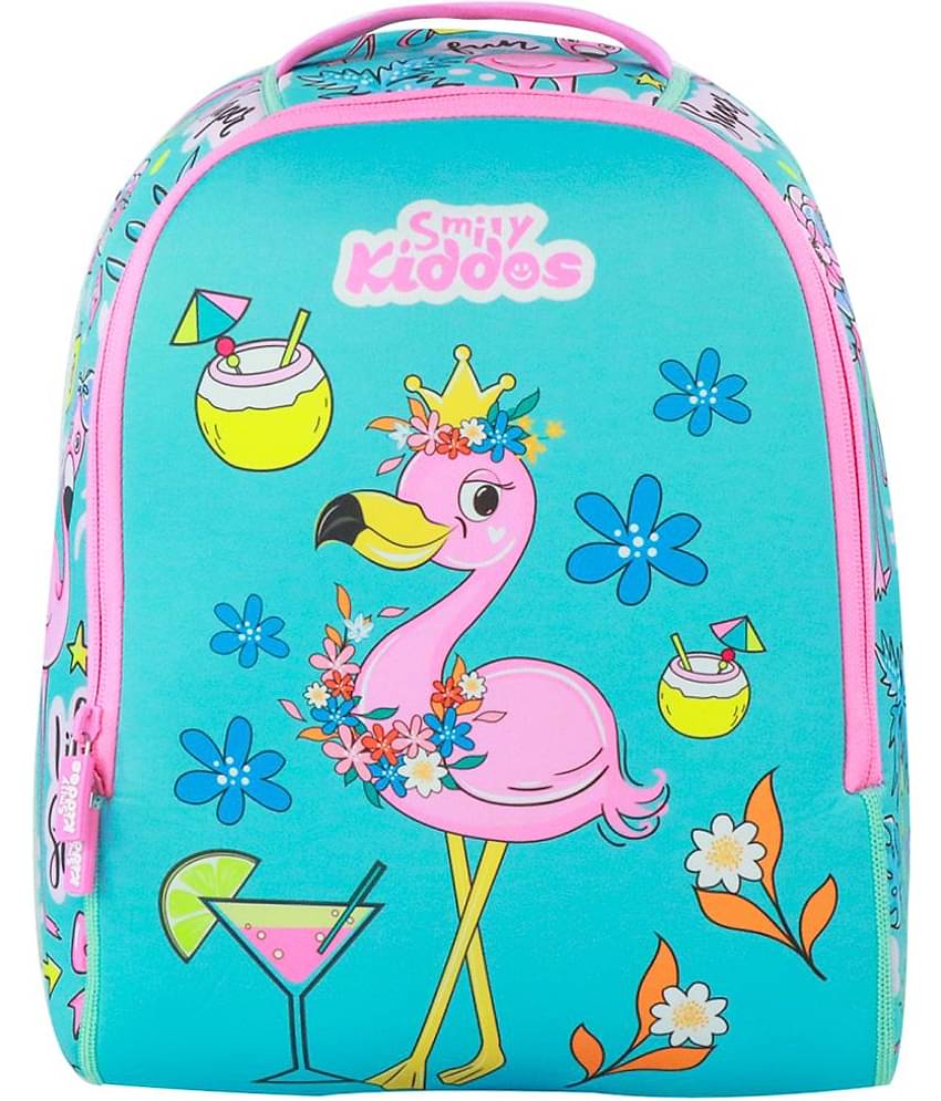 SmilyKiddos 8 Ltrs Blue Polyester College Bag