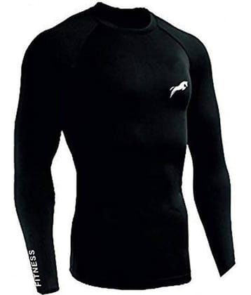 Just Rider Compression Top Full Sleeve Plain Athletic Fit Multi Sports Cycling, Cricket, Football, Badminton, Gym, Fitness & Other Outdoor Inner Wear