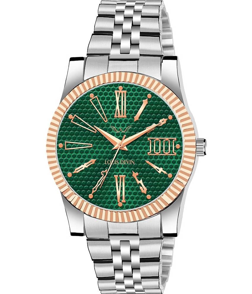 LOUIS DEVIN - Silver Metal Analog Men's Watch