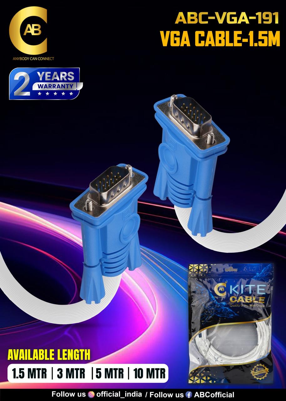 VGA CABLE 1.5Mtr
