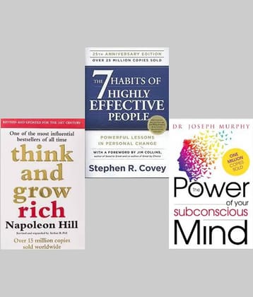 Think And Grow Rich + 7 Habits of Highly Effective People + The Power of your Subconscious Mind
